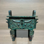 (Luoyang Tripod) Antique-style Metal Ornament, Decorative Item, Bronze Statue