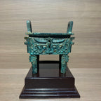 (Luoyang Tripod) Antique-style Metal Ornament, Decorative Item, Bronze Statue