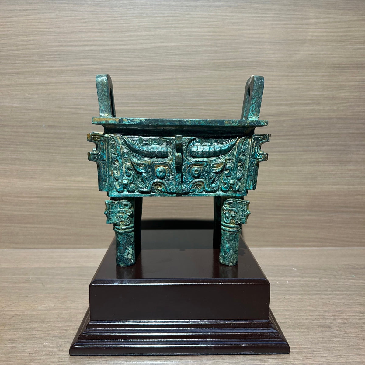 (Luoyang Tripod) Antique-style Metal Ornament, Decorative Item, Bronze Statue