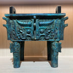 (Luoyang Tripod) Antique-style Metal Ornament, Decorative Item, Bronze Statue