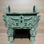 (Luoyang Tripod) Antique-style Metal Ornament, Decorative Item, Bronze Statue