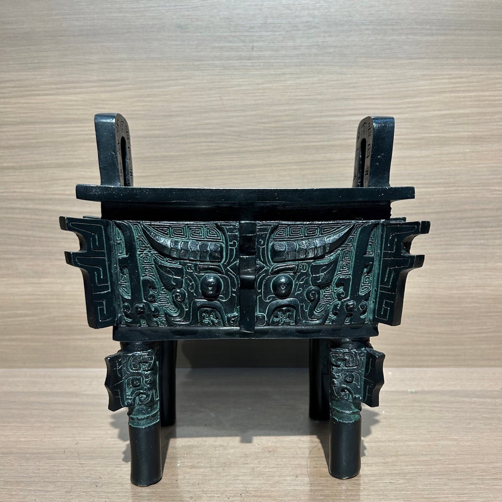 (Luoyang Tripod) Antique-style Metal Ornament, Decorative Item, Bronze Statue