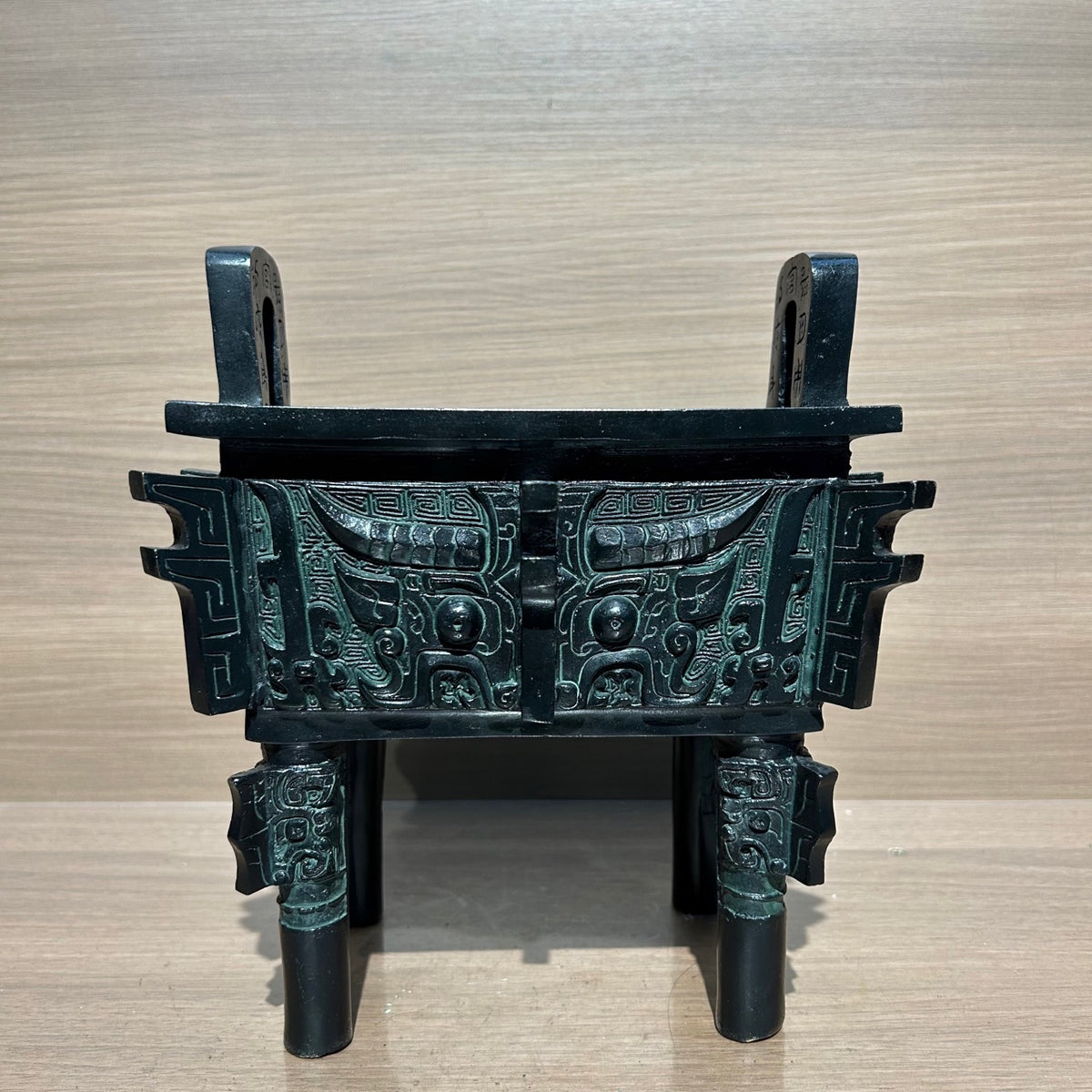(Luoyang Tripod) Antique-style Metal Ornament, Decorative Item, Bronze Statue