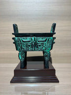 (Luoyang Tripod) Antique-style Metal Ornament, Decorative Item, Bronze Statue