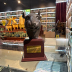 The twelve animal head replicas of the Summer Palace - a kind of gift collection item - are metal animal statues.
