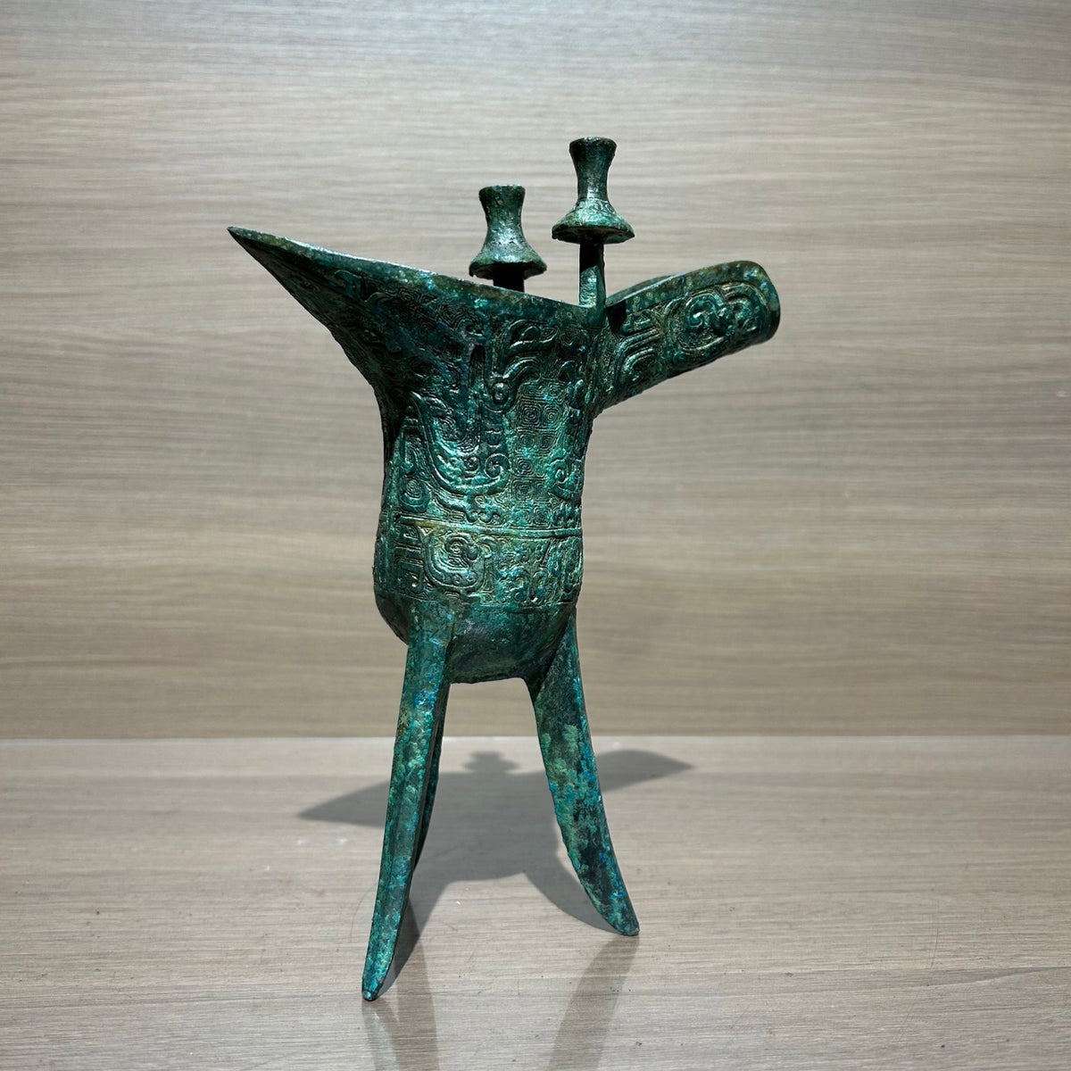 Jazz Cup - Ancient Wine Glass - Metal Cup - Office Desk Cabinet Decoration - Artistic Collection Item