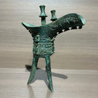 Jazz Cup - Ancient Wine Glass - Metal Cup - Office Desk Cabinet Decoration - Artistic Collection Item