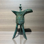 Jazz Cup - Ancient Wine Glass - Metal Cup - Office Desk Cabinet Decoration - Artistic Collection Item