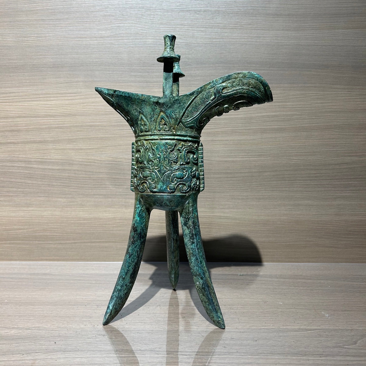 Jazz Cup - Ancient Wine Glass - Metal Cup - Office Desk Cabinet Decoration - Artistic Collection Item