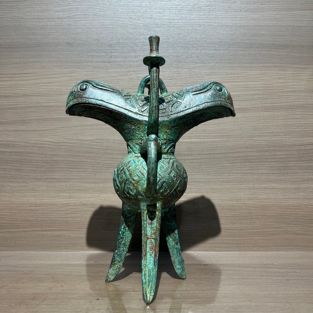 Jazz Cup - Ancient Wine Glass - Metal Cup - Office Desk Cabinet Decoration - Artistic Collection Item