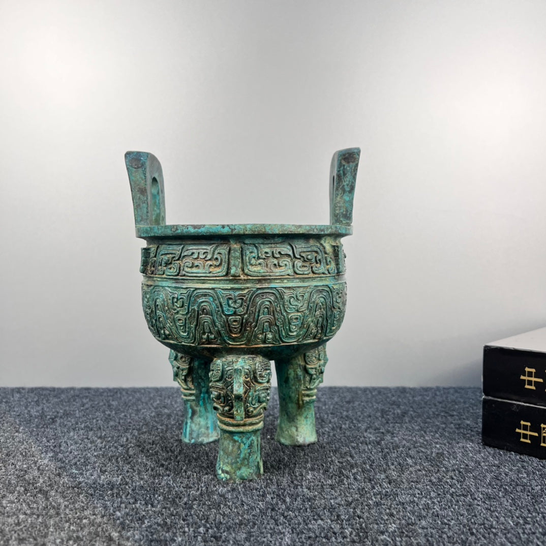 Dakki Ding - Metal Decorative Piece - Villa Statue - Oriental Home Decoration - Chinese Antique Collection Items