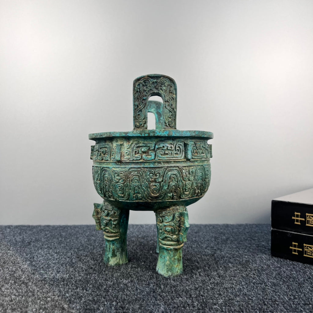 Dakki Ding - Metal Decorative Piece - Villa Statue - Oriental Home Decoration - Chinese Antique Collection Items