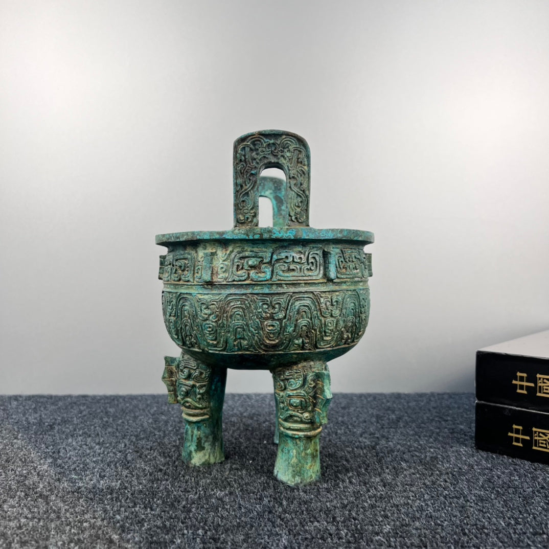 Dakki Ding - Metal Decorative Piece - Villa Statue - Oriental Home Decoration - Chinese Antique Collection Items