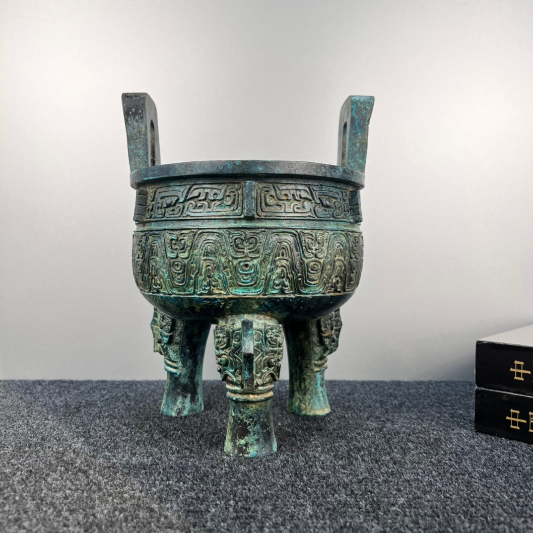 Dakki Ding - Metal Decorative Piece - Villa Statue - Oriental Home Decoration - Chinese Antique Collection Items