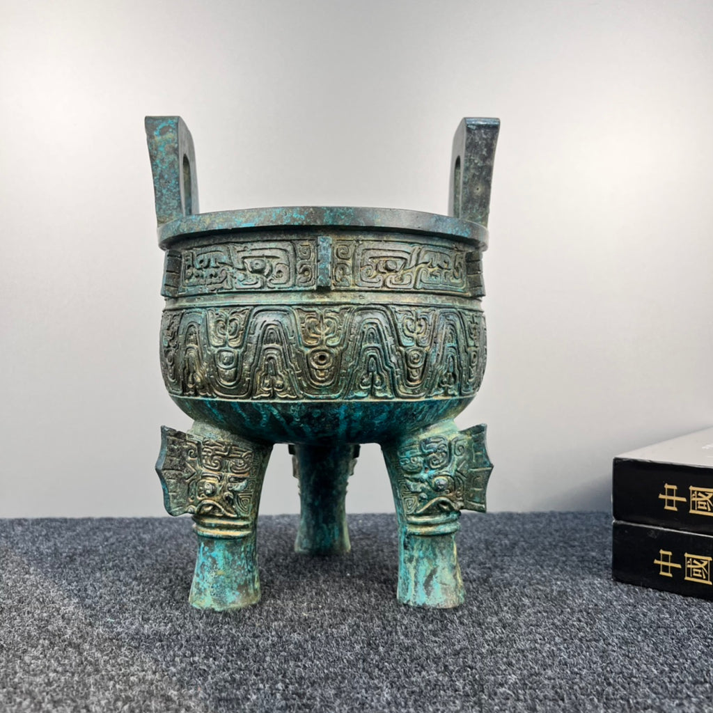 Dakki Ding - Metal Decorative Piece - Villa Statue - Oriental Home Decoration - Chinese Antique Collection Items