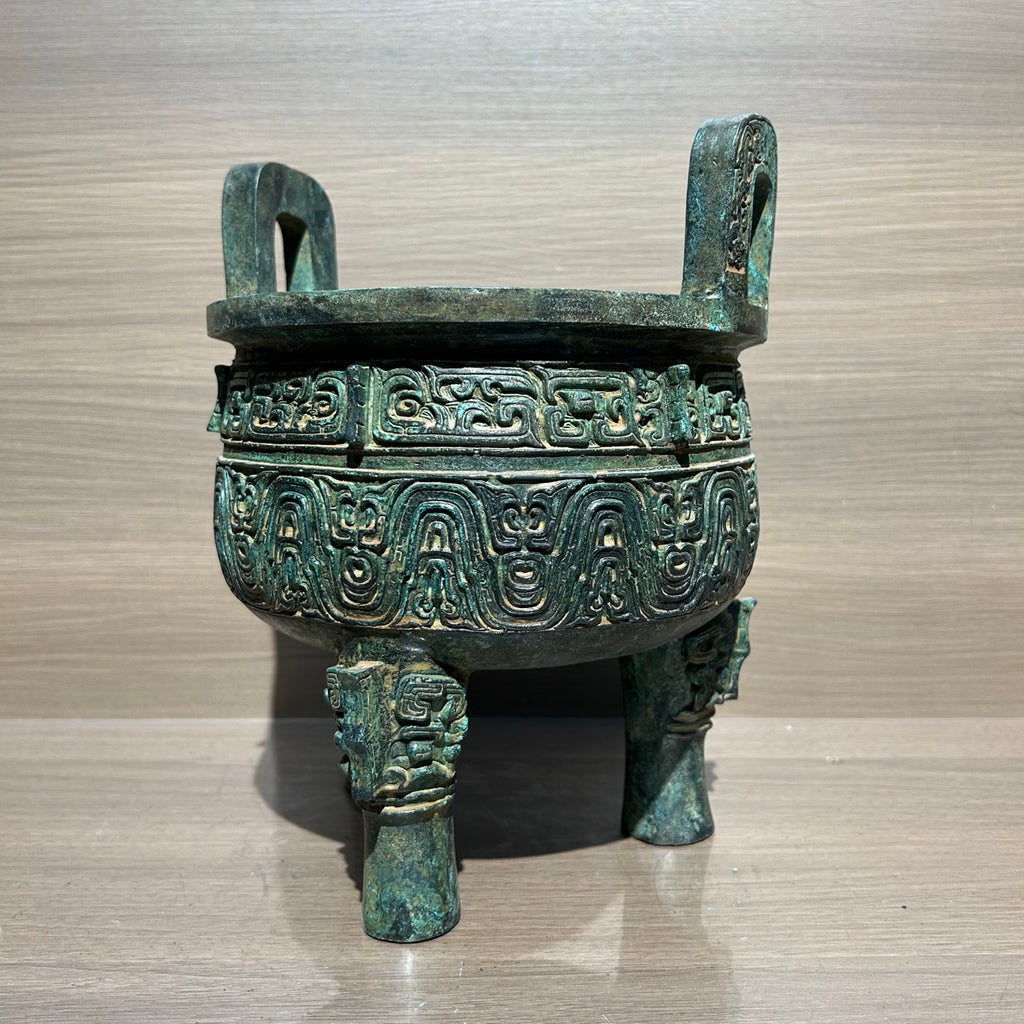 Dakki Ding - Metal Decorative Piece - Villa Statue - Oriental Home Decoration - Chinese Antique Collection Items