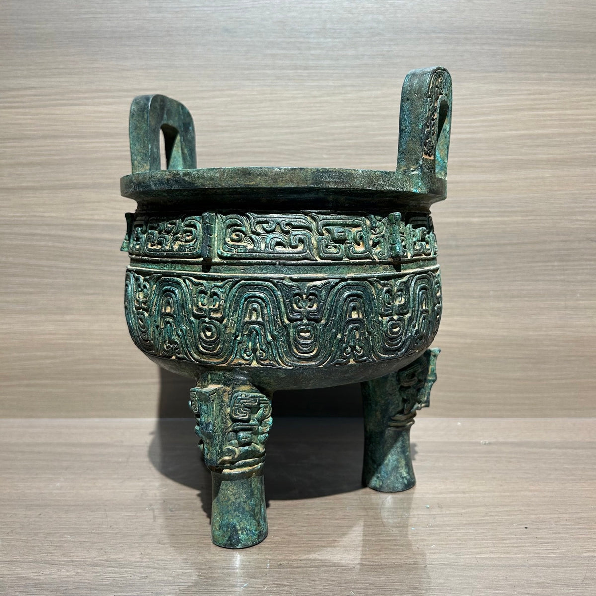 Dakki Ding - Metal Decorative Piece - Villa Statue - Oriental Home Decoration - Chinese Antique Collection Items