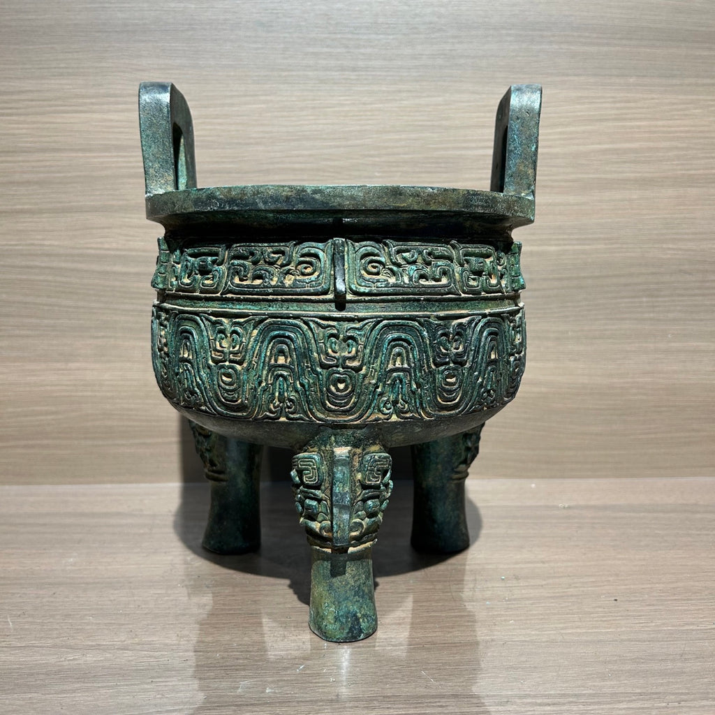 Dakki Ding - Metal Decorative Piece - Villa Statue - Oriental Home Decoration - Chinese Antique Collection Items