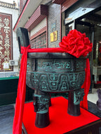 Dakki Ding - Metal Decorative Piece - Villa Statue - Oriental Home Decoration - Chinese Antique Collection Items