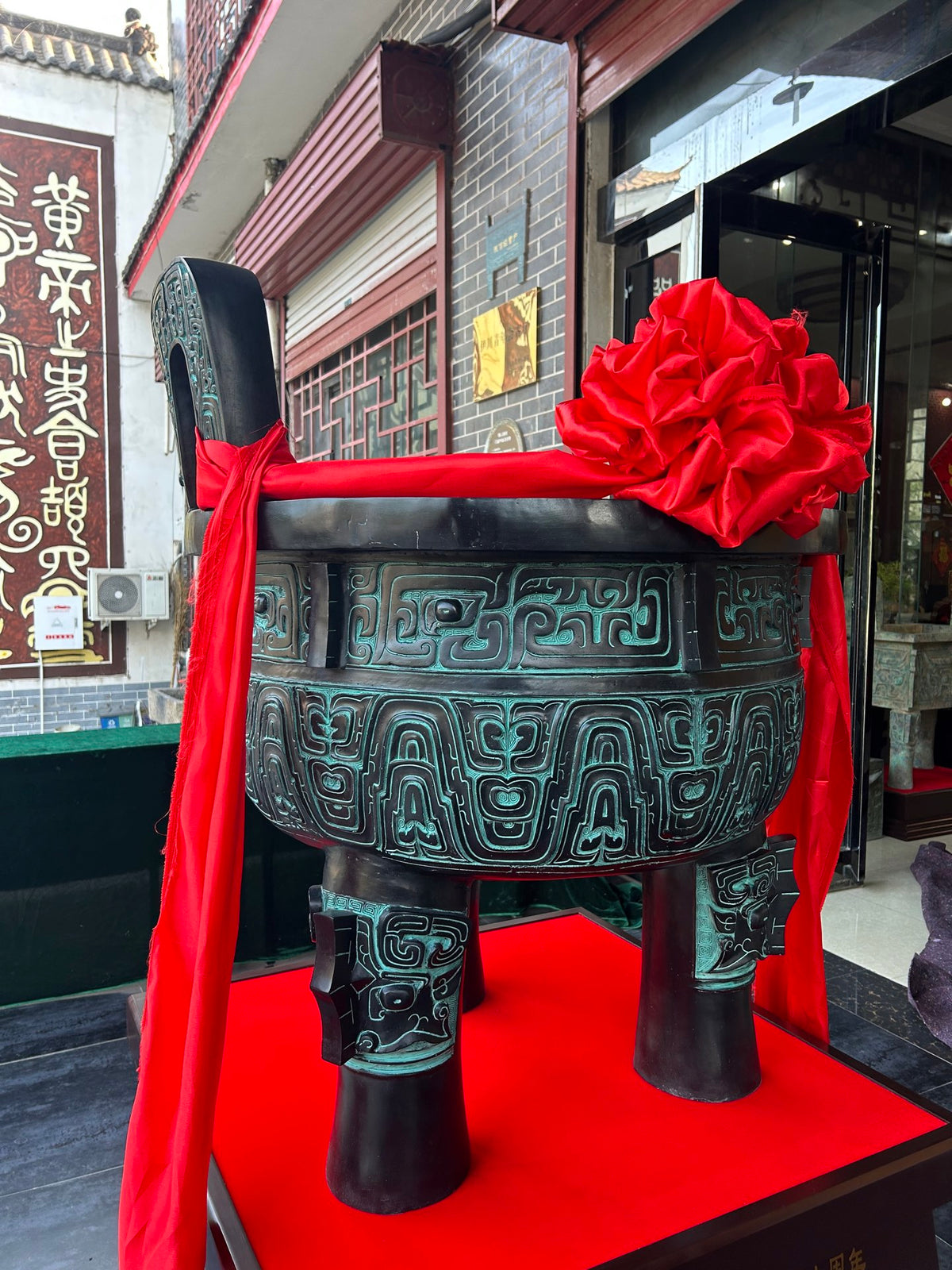 Dakki Ding - Metal Decorative Piece - Villa Statue - Oriental Home Decoration - Chinese Antique Collection Items