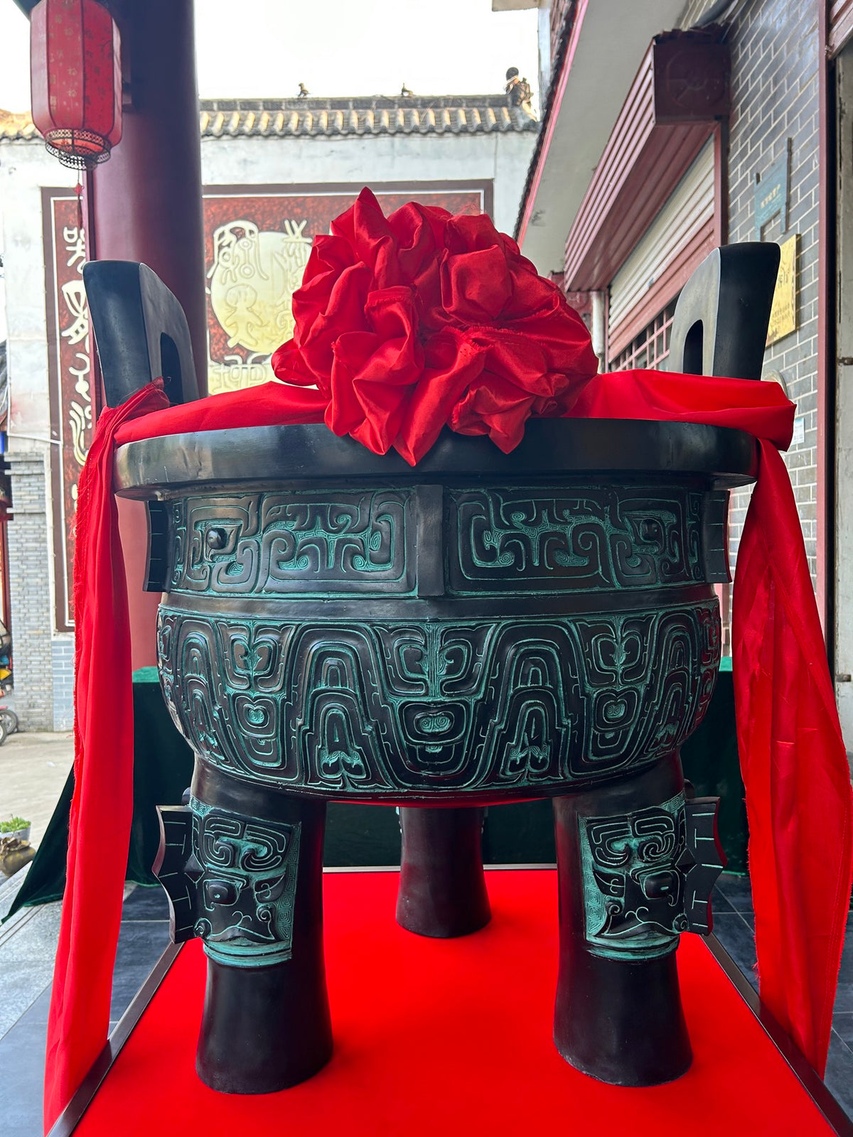 Dakki Ding - Metal Decorative Piece - Villa Statue - Oriental Home Decoration - Chinese Antique Collection Items