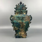 (Chime Vase) Metal decorative item - Oriental table decoration - Antique style collectible