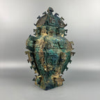 (Chime Vase) Metal decorative item - Oriental table decoration - Antique style collectible