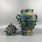 (Chime Vase) Metal decorative item - Oriental table decoration - Antique style collectible