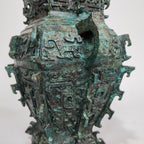 (Chime Vase) Metal decorative item - Oriental table decoration - Antique style collectible