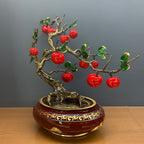 Apple tree, Peace fruit, flower pot, Christmas gift, table vase, copperware entrance hall and living room decoration, office ornaments