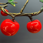 Apple tree, Peace fruit, flower pot, Christmas gift, table vase, copperware entrance hall and living room decoration, office ornaments