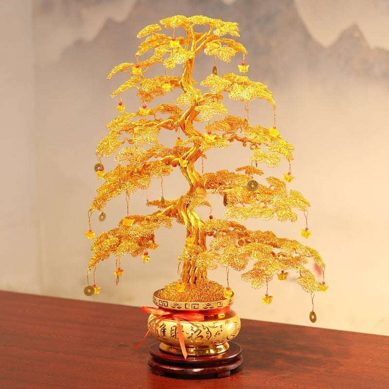 Money tree / Feng Shui tree / Christmas gift / Entrance hall, hallway, study decoration / Lucky and prosperous tree